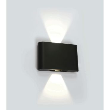 ONE Light Outdoor Slim Range - buiten wandverlichting - 18 x 4,2 x 11,5 cm - 2 x 6W LED incl. - IP54 - antraciet