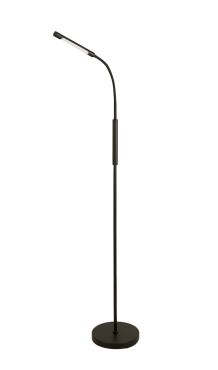 Searchlight Gooseneck - Oplaadbare leeslamp -  Ø 23 x 162 cm - 3W dimbare LED incl. - zwart