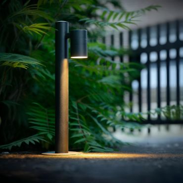 Lucide Arne - tuinpaal - 50 cm - 5W LED incl. - IP44 - zwart