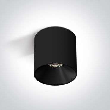 ONE Light Wall &amp; Ceiling LED - opbouwspot 1L - Ø 8 x 8,5 cm - 10W LED incl. - zwart