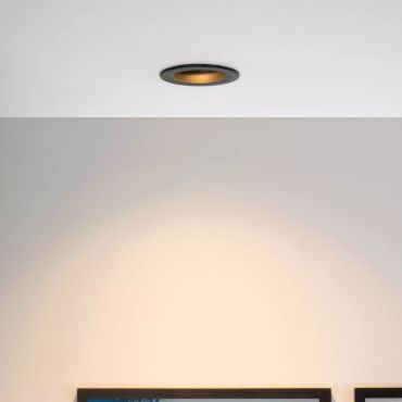 Lucide Embed -  inbouwspot -  Ø 91 mm, Ø 83 mm inbouwmaat - zwart