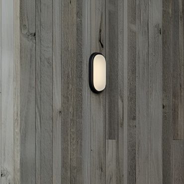 Nordlux Cuba Outdoor Energy Oval - wand- en plafondverlichting - 20,5 x 10 x 4,3 cm - 6,5W LED incl. - IP54 -  zwart