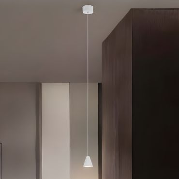 Nova Luce Irmos - hanglamp - Ø 6 x 191 cm - 5W LED incl. - zandwit