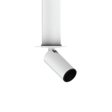 VK Lighting Coko - randloze opbouwspot met inbouwrozet - Ø 3,5 x 7,3 cm - Ø 50 mm inbouwmaat - 6W LED incl. - wit