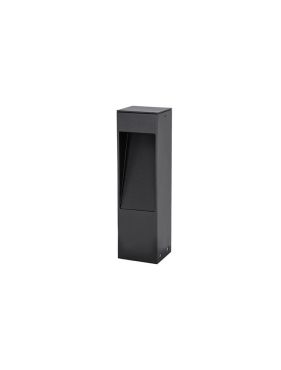 Nova Luce Maddi - tuinpaal - 8,5 x 30 x 7,5 cm - 7W LED incl. - IP65 - zandzwart