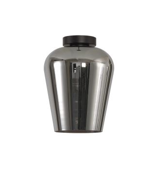 Artdelight Tombo - plafondverlichting - Ø 23 x 27 cm - titan