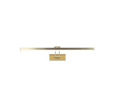 Searchlight Rhodes - wandverlichting - 61 x 18 cm - 14W LED incl. - satijn messing
