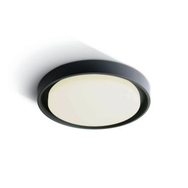 TWEEDEKANS - ONE Light Outdoor Project LED - buiten plafondverlichting - Ø 34 x 5 cm - 30W LED incl. - IP54 - antraciet
