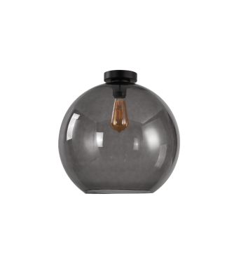 Artdelight Marino - plafondverlichting - Ø 40 x 40 cm - gerookt