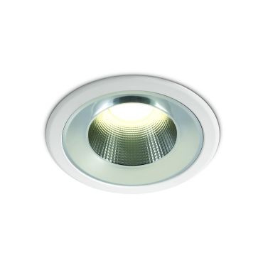 ONE Light Dark Light Project Range - inbouwspot - Ø 115 mm, Ø 95 mm inbouwmaat - 10W LED incl. - IP54 - wit - witte lichtkleur