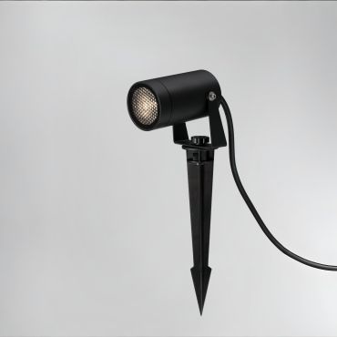 Nova Luce Destry – grondspot op piek - Ø 5,5 x 30 cm - IP54 - donker antraciet