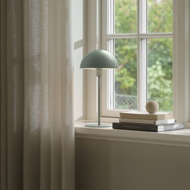 Nordlux Ellen 20 - tafellamp - Ø 20 x 40 cm - stoffig groen