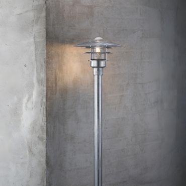 Nordlux Lønstrup - tuinpaal - Ø 32 x 116 cm - IP44 - gegalvaniseerd staal