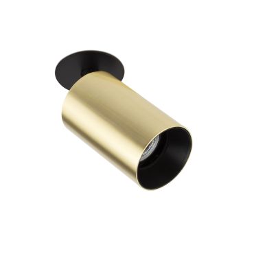 Faro Stan - inbouwspot 1L - Ø 6 x 13,7 cm - inbouwmaat Ø 50 mm - satijn goud