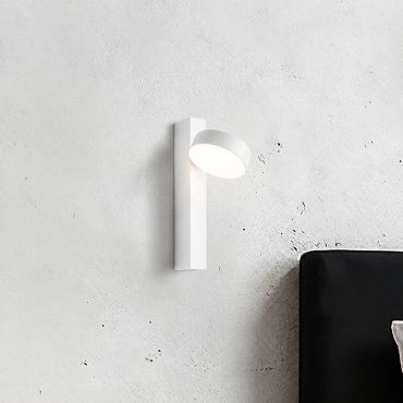 VK Lighting Lopi  - leeslamp met schakelaar - Ø 9,8 x 29,8 cm - 8W LED incl. - wit