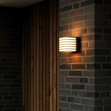 Nordlux Fluctus 13 - buiten wandverlichting - 13 x 12 x 14,7 cm - IP44 - zwart