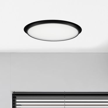 Nova Luce Perfect Profile Trimless - inbouwspot - Ø 600 mm, 670 mm inbouwmaat - 40W dimbare LED incl. - 3000K - zwart