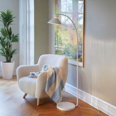 Nordlux Dial - vloerlamp - Ø  25 x 150 cm - wit