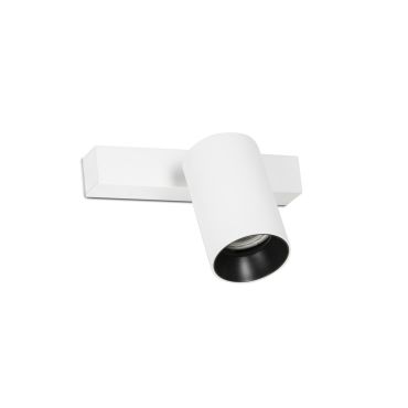 Faro Stan - opbouwspot 1L - 17,5 x 14,2 x 9,8 cm - mat wit