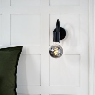 Nordlux Paco - wandverlichting met schakelaar - 17,5 x 9 x 16 cm - zwart