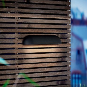Nordlux Front - wandverlichting - 36 x 6,8 cm - 12W LED incl. - IP44 - zwart