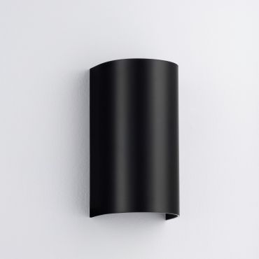 Nova Luce York - buiten wandverlichting - 11 x 19,5 x 8,5 cm - IP65 - zandzwart