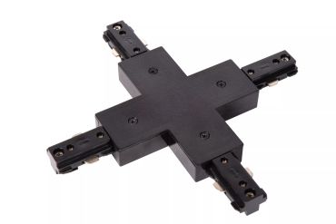 Lucide Track X-koppelstuk - 1-fase Railsysteem - 230V - Zwart