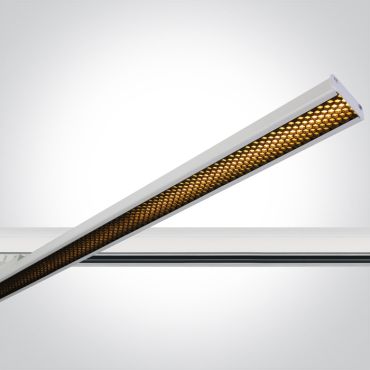 ONE Light Adjustable LED Linear Track Light - rail spot - 3-fase railsysteem - 118 x 3 x 4,5 cm - 40W LED incl. - wit