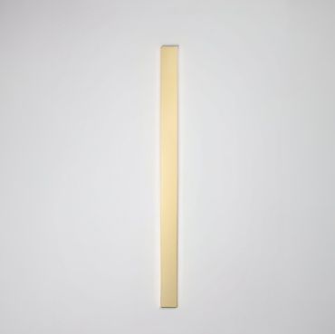 Nova Luce Seline - wandlamp - 7,5 x 2,7 x 120 cm - 44W LED incl. - IP44 - goud
