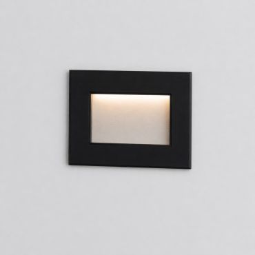 Nova Luce Olin - inbouw wandverlichting - 10,2 x 7,8 x 5,8 cm - 3W LED incl. - IP65 - donker antraciet