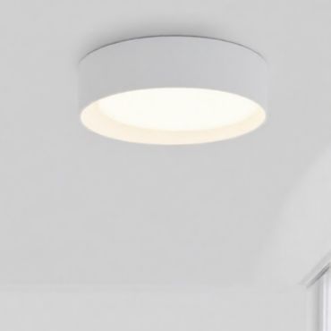 Nova Luce Oby - plafondlamp - Ø 45 x 12cm - 30W dimbare LED incl. - zandwit