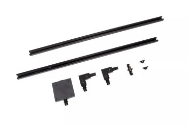 Lucide Track Starterset - 1-fase Railsysteem - 2 Meter - 220V - Zwart