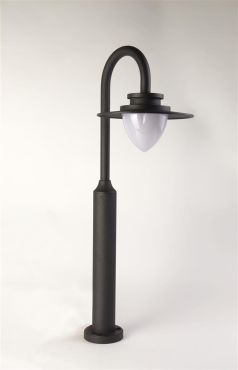 Searchlight Texas - tuinpaal - 34 x 80 cm - 9W LED incl. - IP54 - zwart
