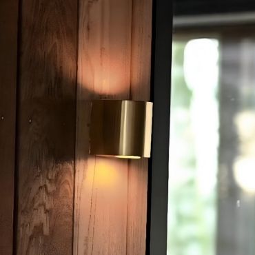 Nordlux Canto 2 - buiten wandverlichting - 8,7 x 10,4 cm - 2 x 6W LED incl. - IP44 - messing