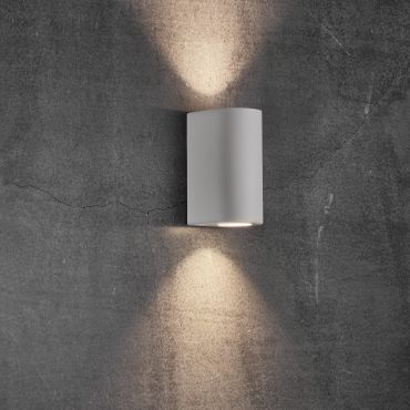 Nordlux Canto Maxi 2 - buiten wandverlichting - 8,7 x 17 cm - IP44 - wit