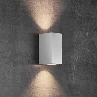 Nordlux Canto Maxi Kubi 2 - buiten wandverlichting - 8,7 x 17 x 10 cm - IP44 - wit