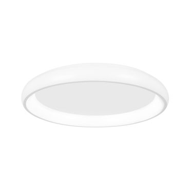 Nova Luce Albi - plafondverlichting - Ø 41 x 8,5 cm - 32W dimbare LED incl. - wit