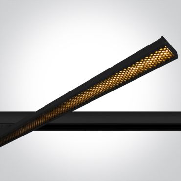 ONE Light Adjustable LED Linear Track Light - rail spot - 3-fase railsysteem - 118 x 3 x 4,5 cm - 40W LED incl. - zwart