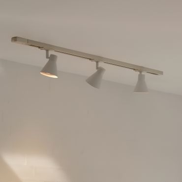 Nordlux Eik Link 3-Kit + 1M Rail - rail spot GU10 - Ø 8,5 x 16 cm - wit