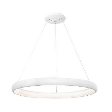 Nova Luce Albi - hanglamp - Ø 61 x 120 cm - 50W dimbare LED incl. - wit