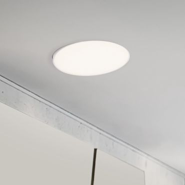 Nova Luce Perfect Profile Trimless - inbouwspot op afstandsbediening (incl.) - Ø 440 mm, 420 mm inbouwmaat - 24W dimbare LED incl. - 2700K-6000K - wit