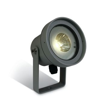 ONE Light Garden Round - grondspot op piek - Ø 11,5 x 20,5 cm - 9W LED incl. - IP65 - antraciet