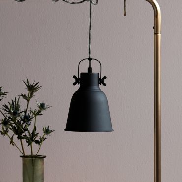 Nordlux Adrian 16 - hanglamp - Ø 16 x 222 cm - zwart