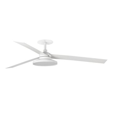 Faro Cruiser Tak 3 XL - plafondventilator met licht en inbouwrozet - Ø 160 cm - mat wit - 2700K