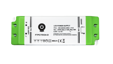 POS dimbare LED driver voor 24Vdc - 24Vdc/230V - 75W