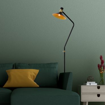 Lucide Pepijn - staanlamp - 145 cm - 3 stappen dimbaar - zwart
