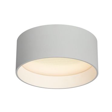 VK Lighting Mos - buiten plafondverlichting - Ø 18,5 x 8 cm - 17W LED incl. - IP44 - wit