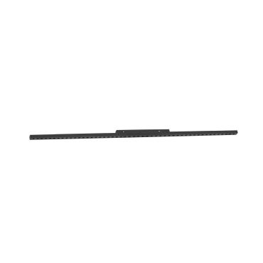 Nova Luce Kozy 24V - armatuur voor magnetisch profielsysteem - 100 x 3 cm - 26W LED incl. - zandzwart