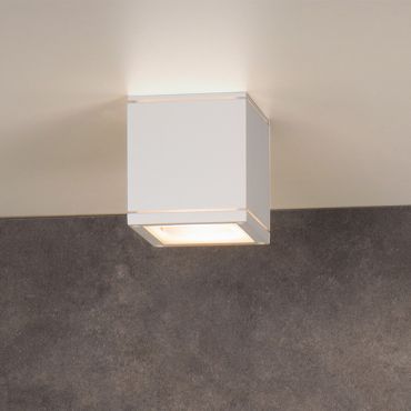 Lucide Aven - Opbouwspot - 9,3 x 9,3 x 9,6 cm - IP65 - wit