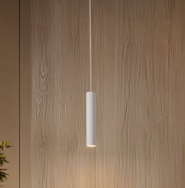 Nova Luce Mor - hanglamp - Ø 4 x 200 cm - wit
